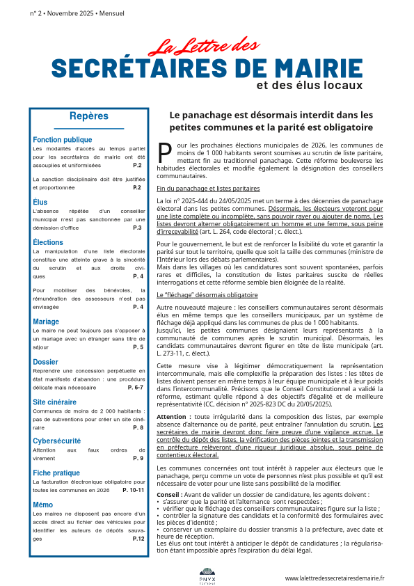 Image de la Une de la lettre de décembre 2025